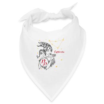 Capricorn - Bandana - Weiß - Vorne