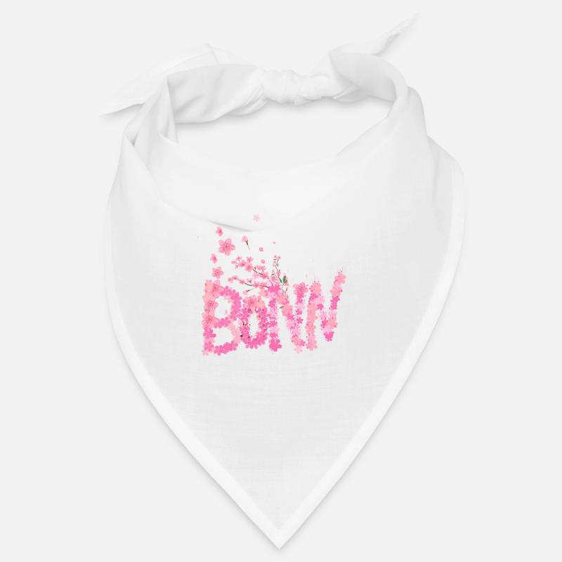 Kirschblüte,blumen,blüte,Blume - Bandana - Weiß