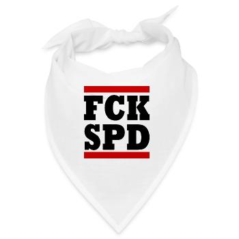 Fck spd - Bandana - Weiß - Vorne