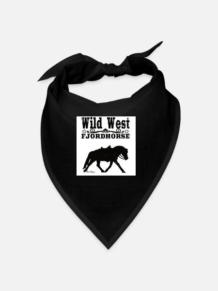 Western Fjord Horse - Bandana - black - Front
