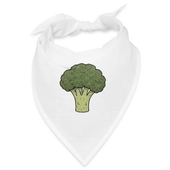 TINY ACTIVISTS | Broccoli - Bandana - Weiß - Vorne