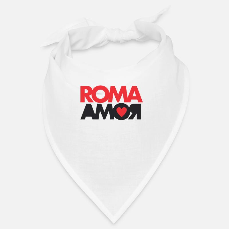 Rome amour - Bandana - blanc