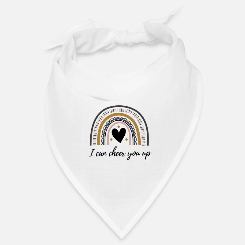 Boho rainbow from the heart cheerful for small and large Bandana