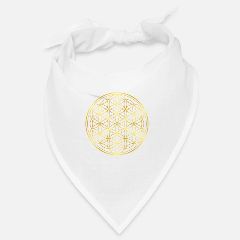 Fleur de Vie - Bandana - blanc