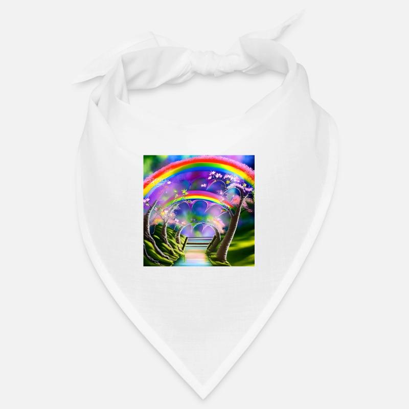 Arc-en-ciel au printemps Bandana