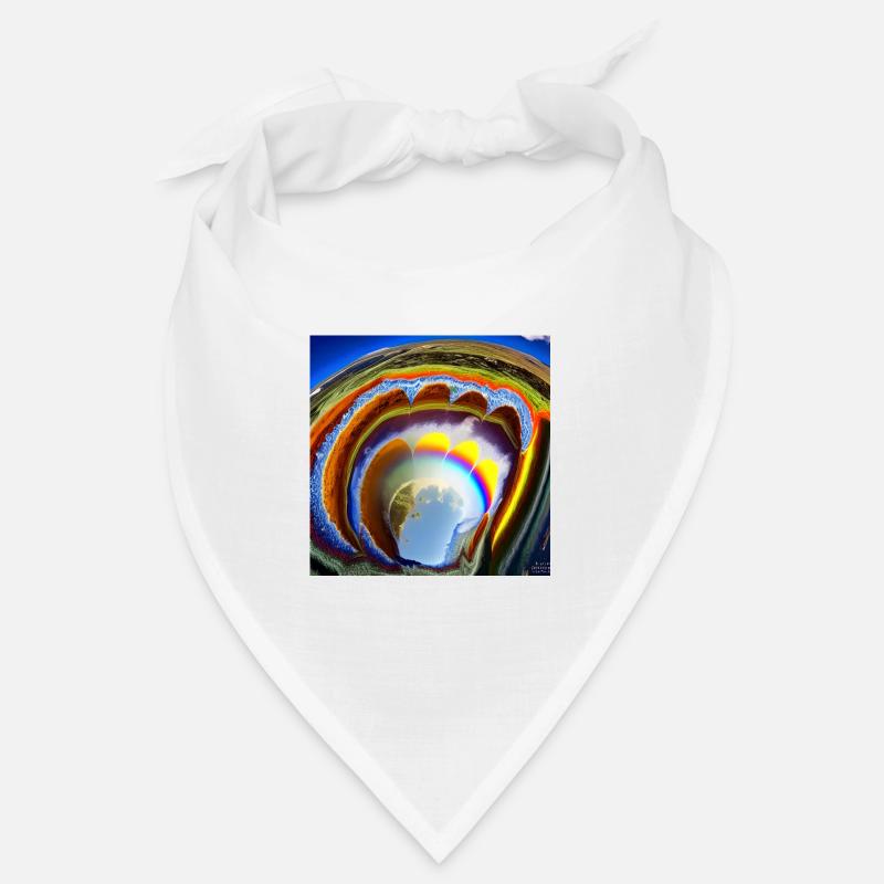 rainbow with sun from above Bandana