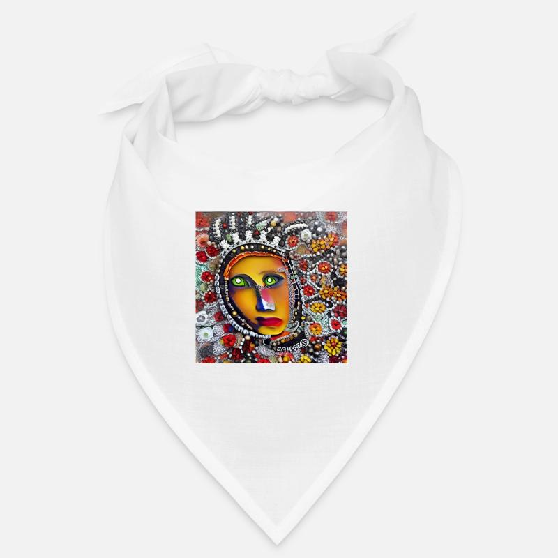 Visage abstrait Bandana
