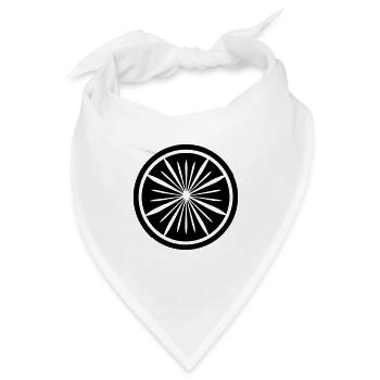 Zitrone - Bandana - Weiß - Vorne
