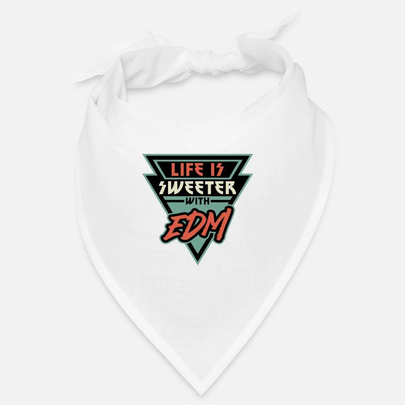 La vie est plus douce avec EDM Vibe Triangle Bandana