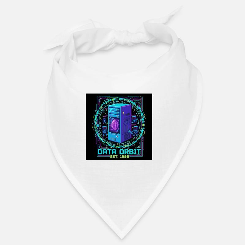 Data Orbit Neon Computer Bandana