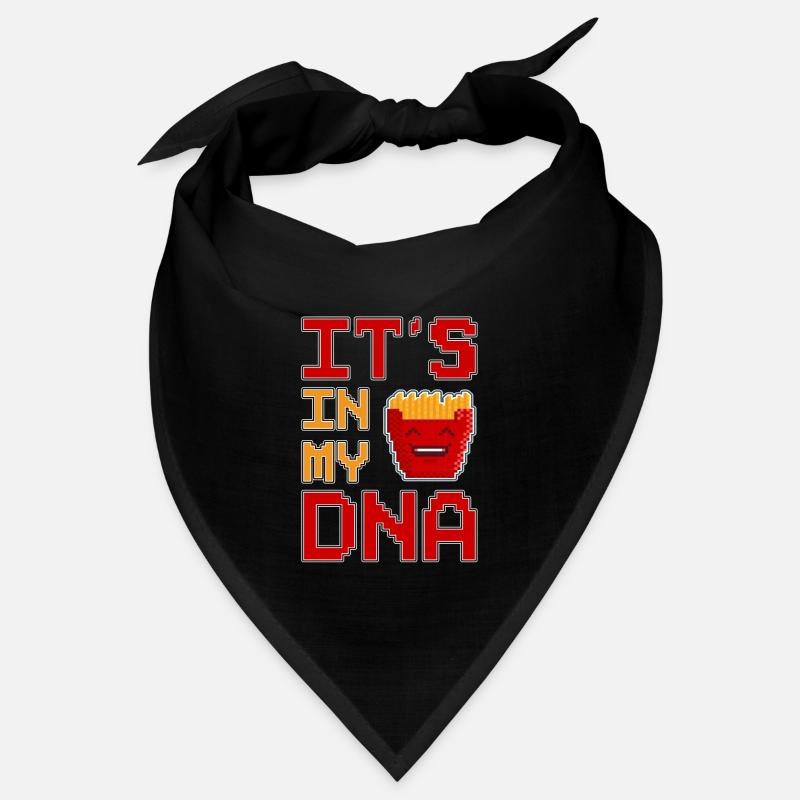 C’est dans mon ADN Pixel Art Fries Fries Bandana
