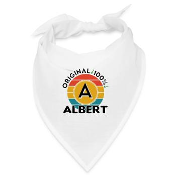 Albert - Bandana - Weiß - Vorne