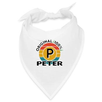 Peter - Bandana - Weiß - Vorne