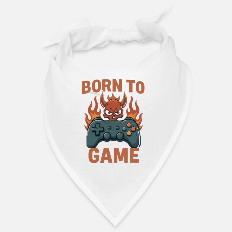 Born to Game – Fire Skull Controller Bandana