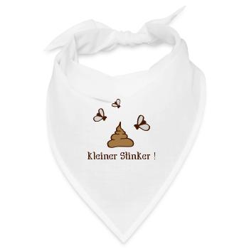 kleiner Stinker - Bandana - Weiß - Vorne