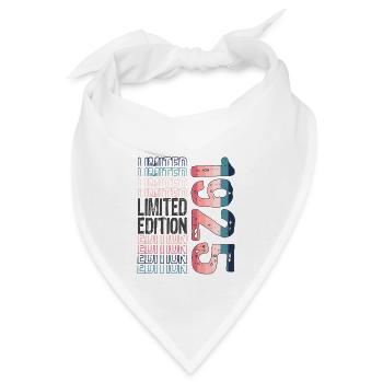 Limited Edition seit 1925 Geburtstag Vintage 1925 - Bandana - Weiß - Vorne