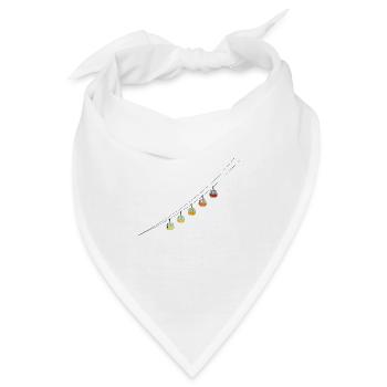 Gletscher-Seilbahn La Grave - Bandana - Weiß - Vorne