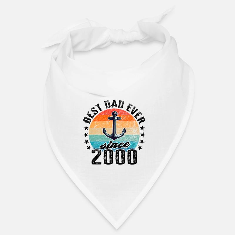 Bester Papa der Welt seit 2000 Anker Bandana