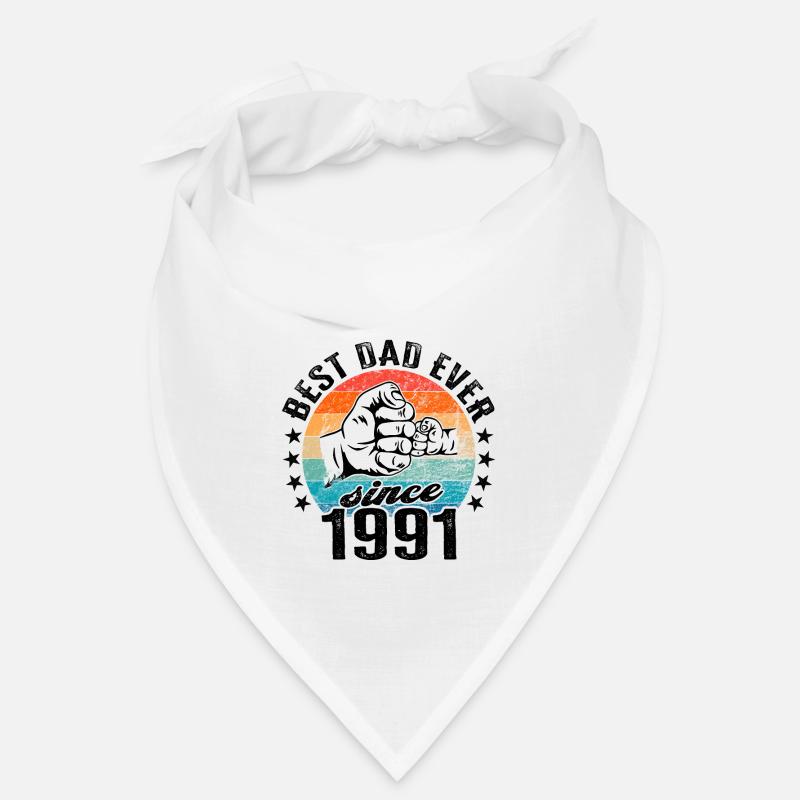 Bester Papa der Welt seit 1991 Vatertag Bandana