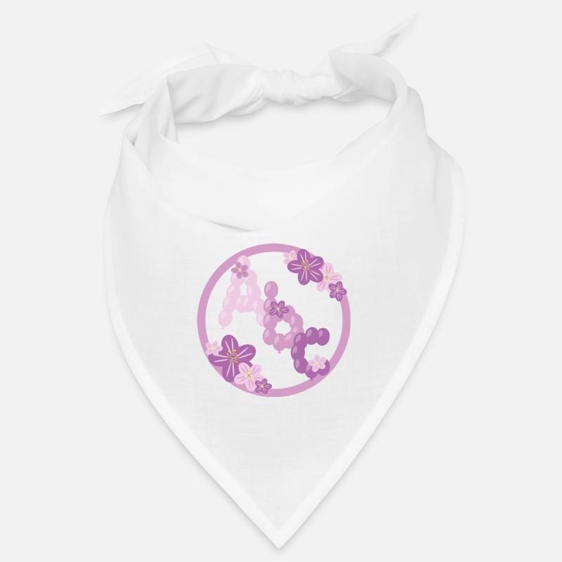 Luftiges Kinder Abc in rosa. Bandana