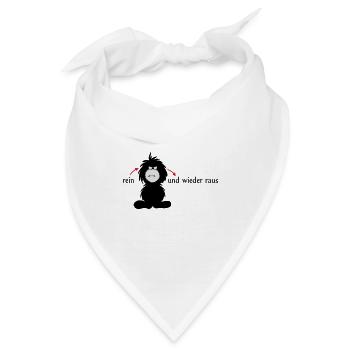 Monster Smuffel ignorieren - Bandana - Weiß - Vorne