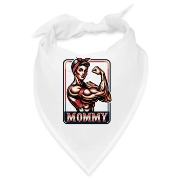 Muscle Mommy - Bandana - Weiß - Vorne