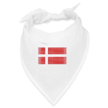 herz dänemark liebe danish däne dansk kopenhagen - Bandana - Weiß - Vorne