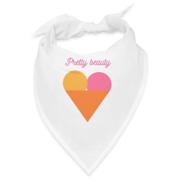 Für gierige Mädchen - Bandana - Weiß - Vorne