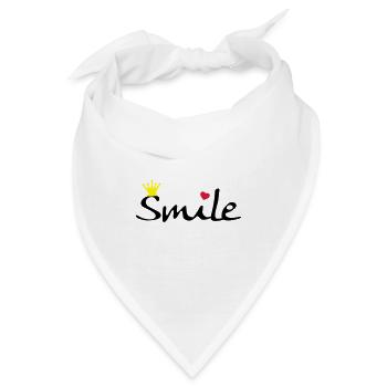Smile - Bandana - Weiß - Vorne