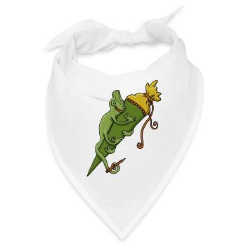 Chamäleon Schultüte - Bandana - Weiß - Vorne