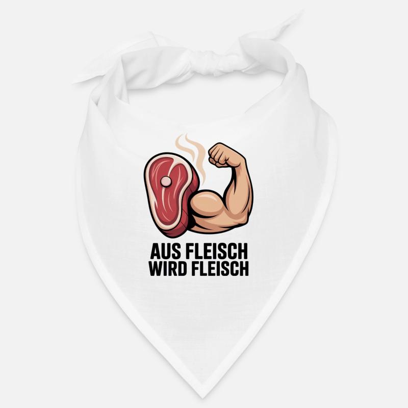 Aus Fleisch wird Fleisch Fitness Bandana