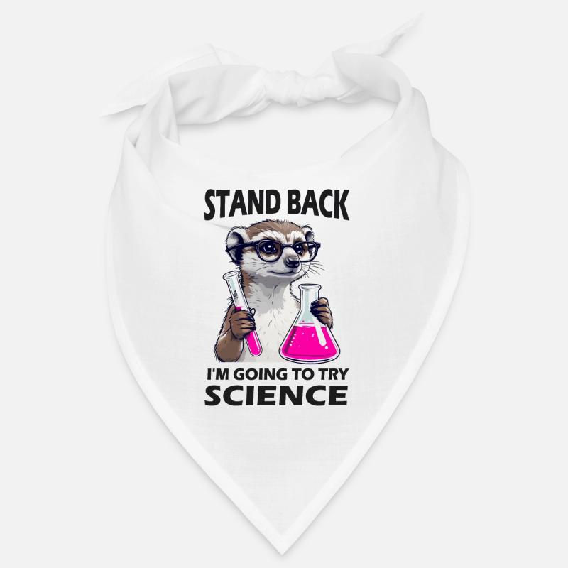 Stand Back - Meerkat in Science Mode Bandana