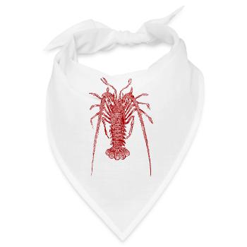 Languste - Bandana - Weiß - Vorne