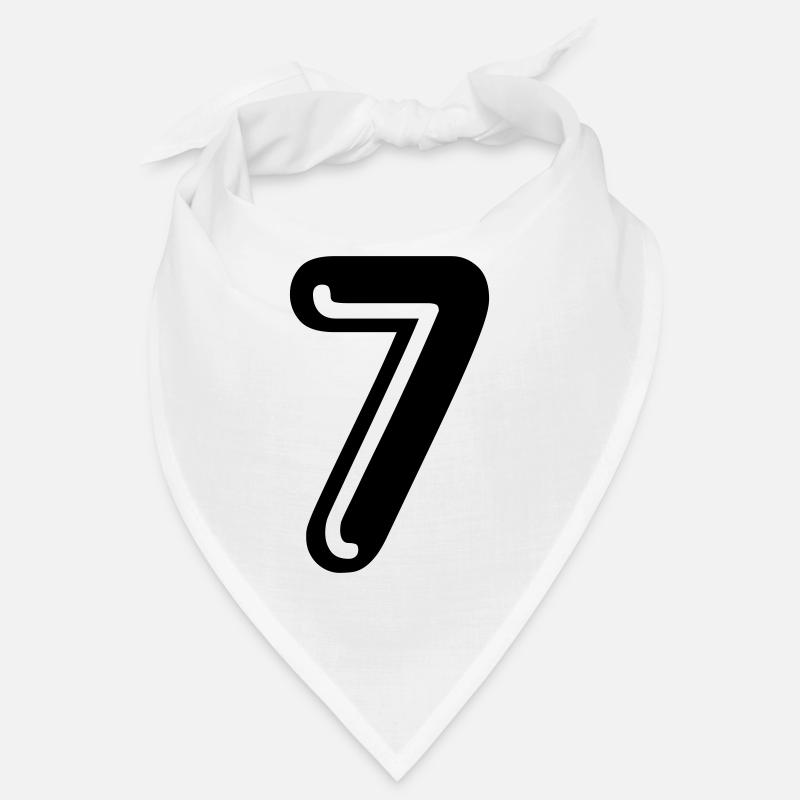 7 - Rückennummer Bandana