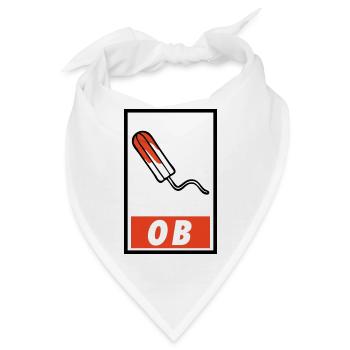 OB - Ey - Bandana - Weiß - Vorne