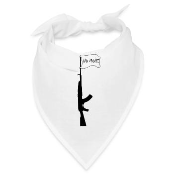nicht mehr - Bandana - Weiß - Vorne