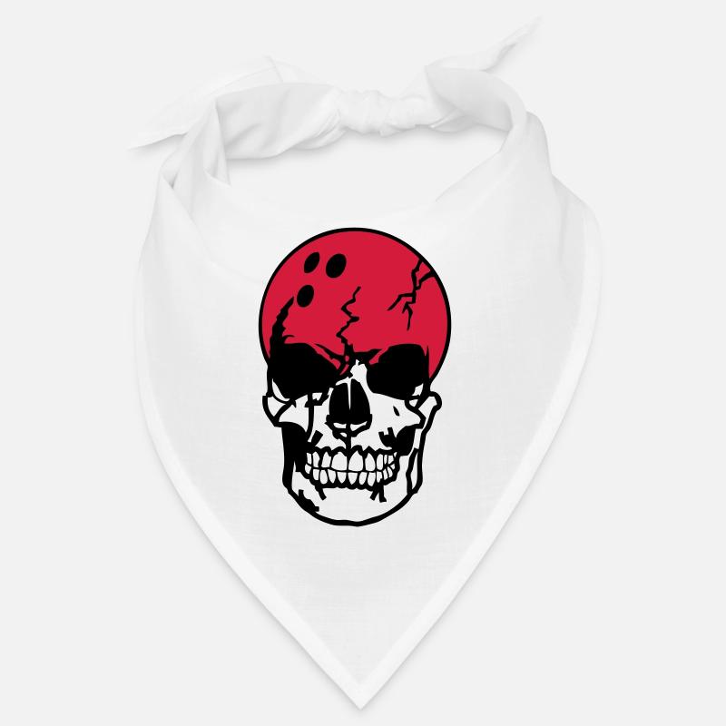 tete mort bowling boule dead skull11204 Bandana