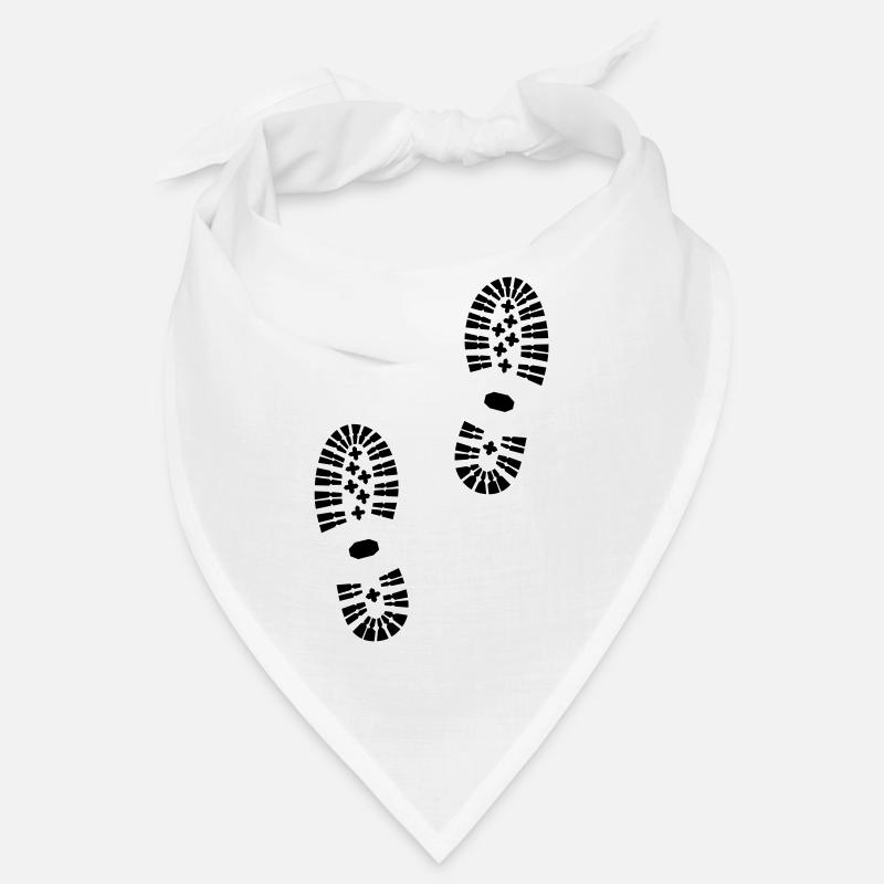 l'empreinte, empreintes, traces de pas - Bandana