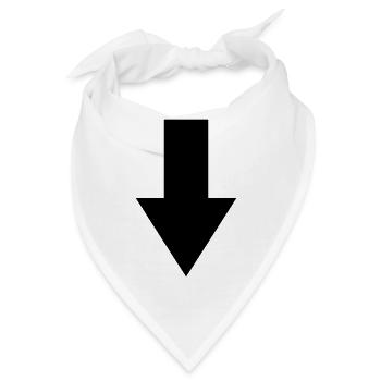 pfeil - Bandana - Weiß - Vorne