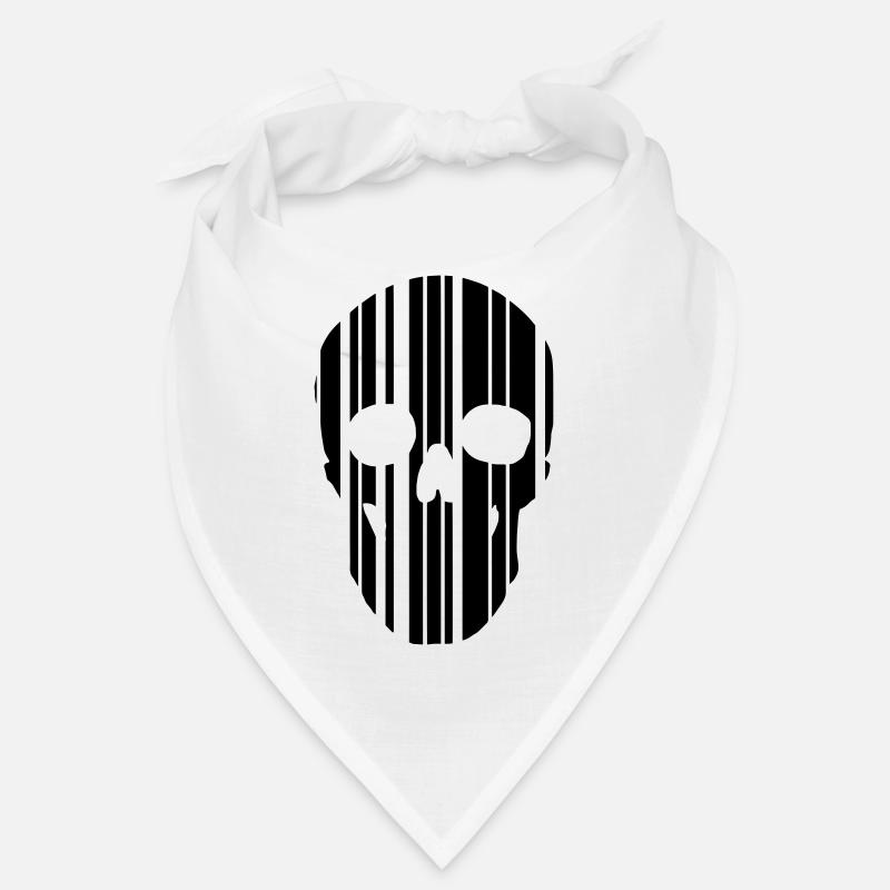 Barcode Schädel Bandana