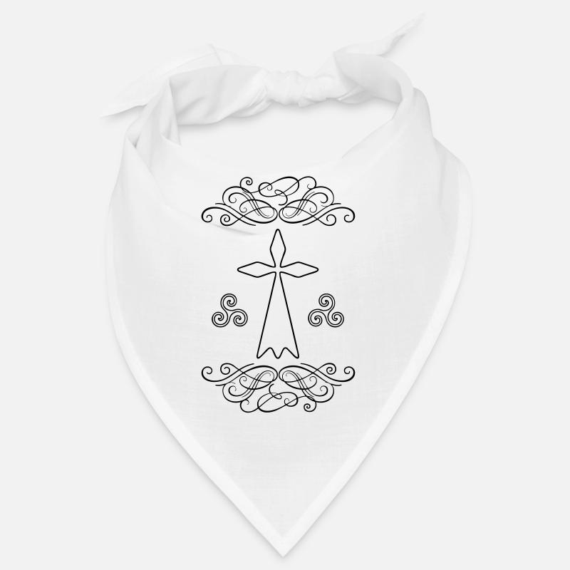breizh hermine - Bandana - blanc