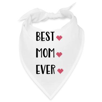 Mutter - Bandana - Weiß - Vorne