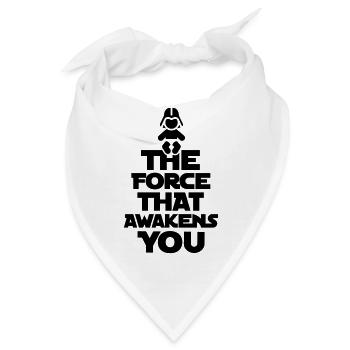 The force that awakens you - Bandana - Weiß - Vorne