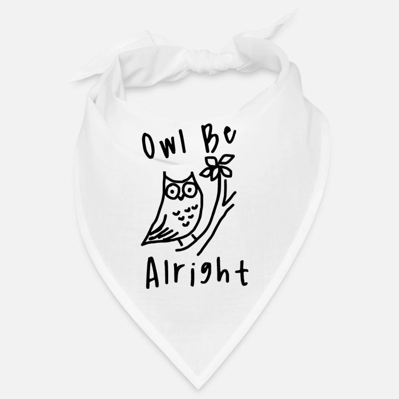 Eule sei in Ordnung Bandana
