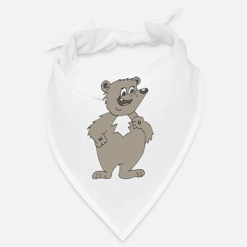 bear comcistyle Bandana