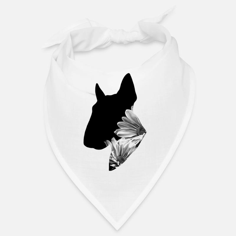 Bullterier de fleurs Bandana