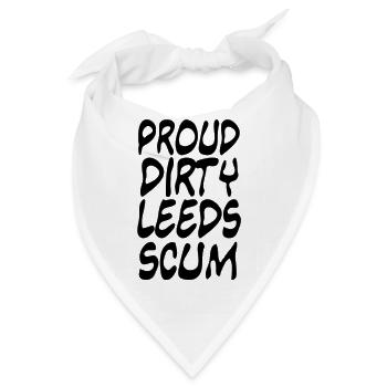 Stolzer Dirty Scum - Bandana - Weiß - Vorne