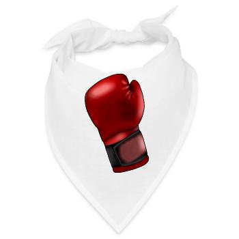 Boxhandschuh - Bandana - Weiß - Vorne