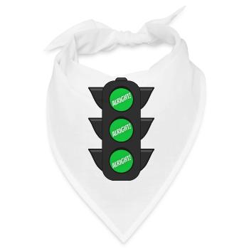 Greenlights - In Ordnung, In Ordnung, In Ordnung - Bandana - Weiß - Vorne