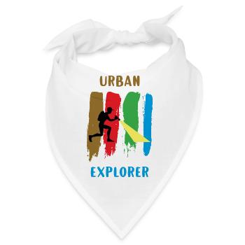 Urban Explorer - Urbex - Bandana - Weiß - Vorne